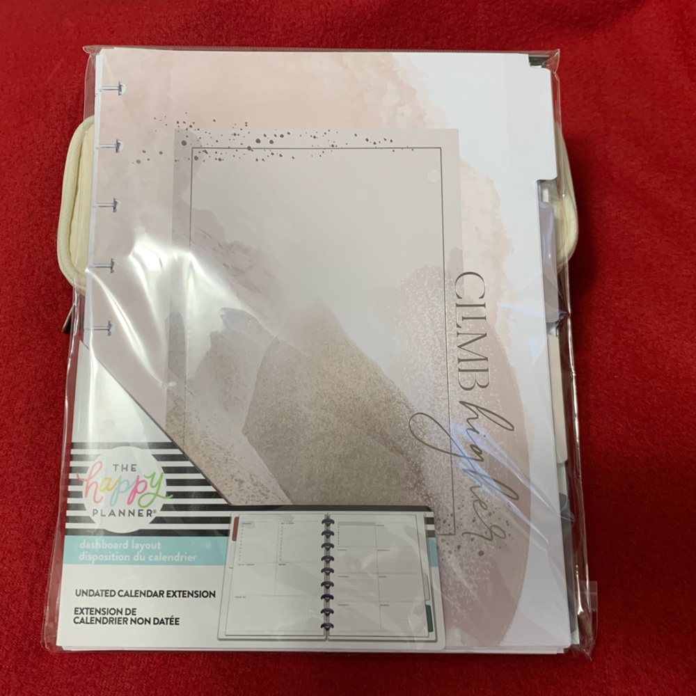 Happy Planner CLASSIC undated calendar extension (dashboard layout)